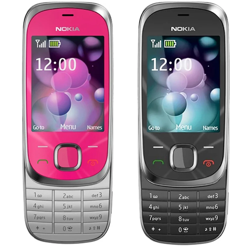 Nokia 7230 3G Slide Phone WCDMA Video Call 3.15MP 2.4-inch 860mAh FM Radio 3.5mm Physical Keyboard GSM Nokia Spare Phone Unlock view 3