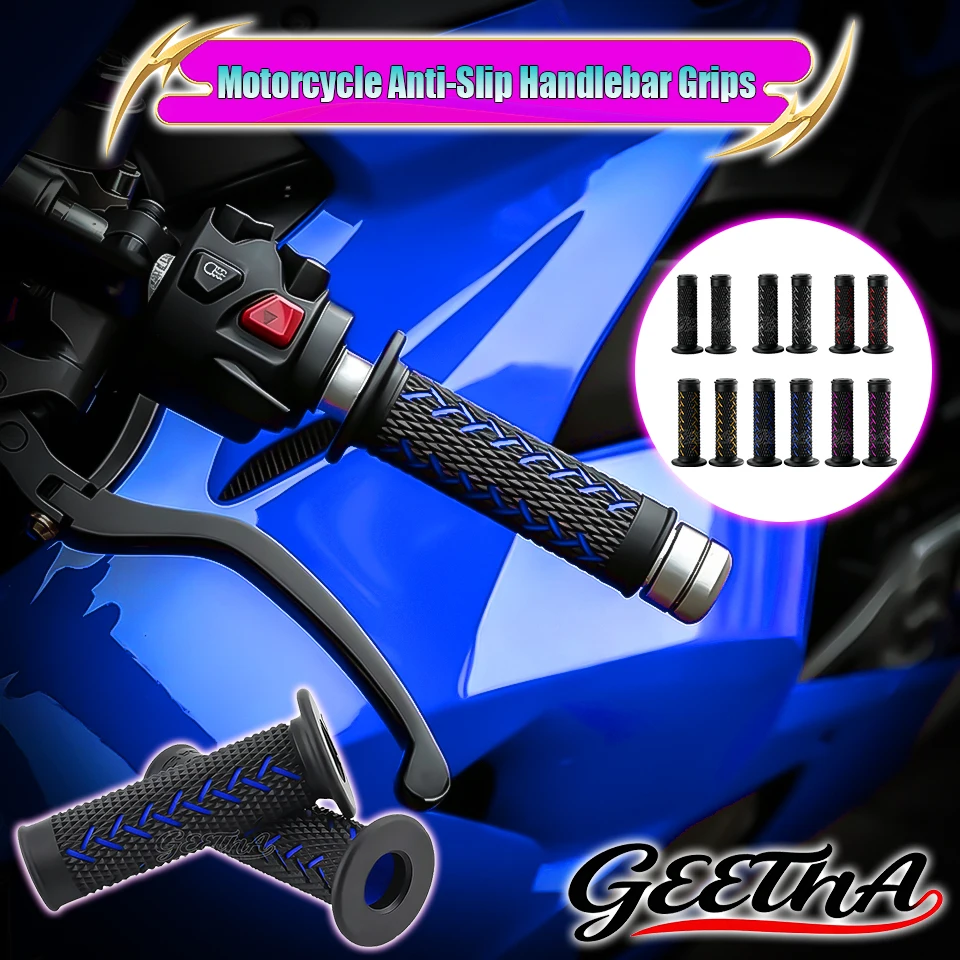 22MM Motorcycle Anti-Slip Handlebar Grips FOR YZF-R1/R1M YZF-R3 YZF-R6 YZF-R7 YZF-R9 YZF-R25 YZF-R15/V3/V4 YZF-R125 Accessories