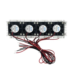 288W Thermoelectric Peltier Refrigeration Cooler DC 12V 30A Semiconductor Air Conditioner Cooling System DIY Kit
