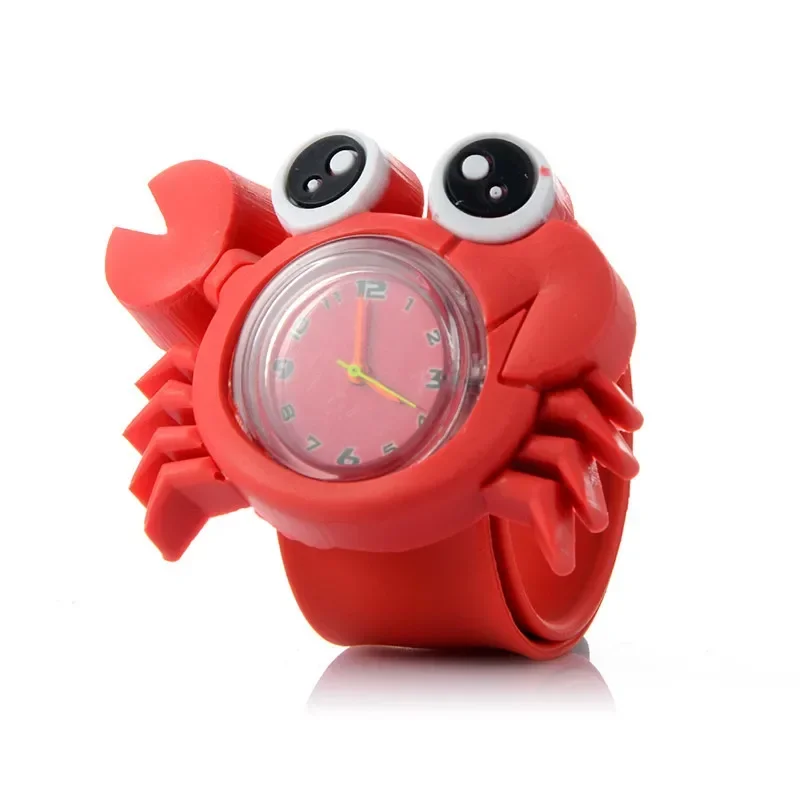 3D Cartoon Watch Animal Cute Children\'s watch Clock Baby Kid Quartz Waterproof Student Silica gel Wrist Watches birthday gifts