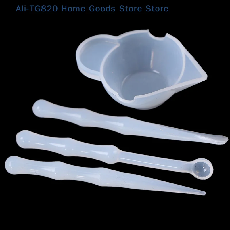 [TG820]1Set Mix Cup Silicone Mold Epoxy Resin Tools DIY Jewelry Making Stick Handmade