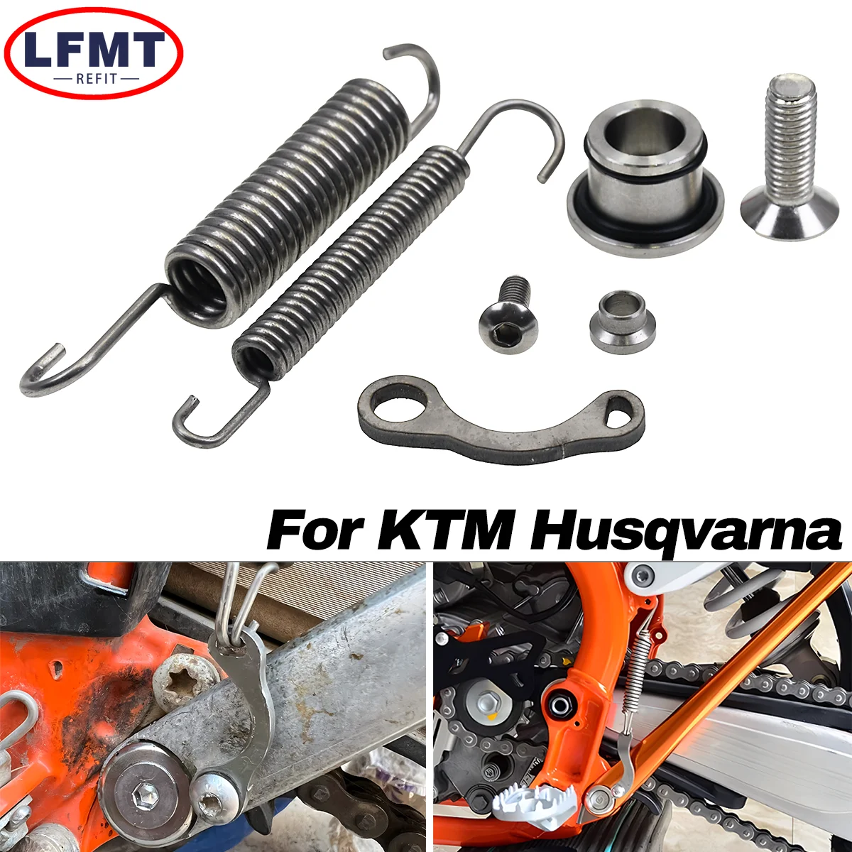 

Motocross Kickstand Side Stand Springs Kit For KTM EXC EXCF XC XCW XCF XCFW125 150 200 250 300 350 400 450 500 505 530 2008-2023
