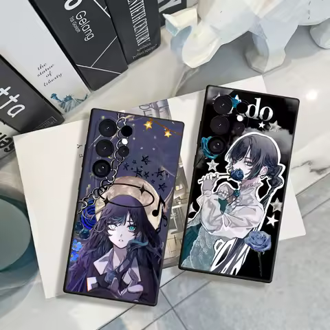 Ado Kyogen Phone Case For Samsung Galaxy S24 23 21 S25 Ultra Plus S24 22Plus A15 25 35 A54 A55 M15 M35 55 Covers