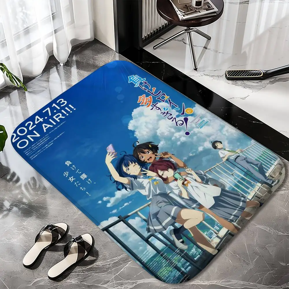 

Losing Heroines Yanami Anna Floor Mat Printed Large Carpets Room And Bedroom Carpets Bathroom Anti Slip Door MATS Small Carpet
