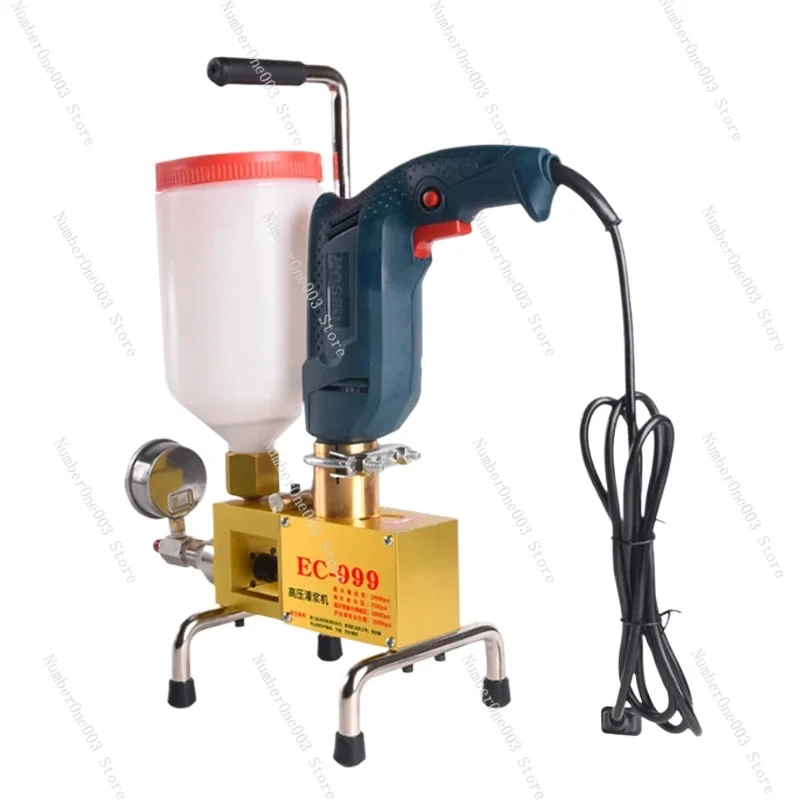 Epoxy Injection Pump, Polyurethane Foam Grouting Machine, Steel Hose, Concrete Repair Crack, 910 W, 1100W, 220V