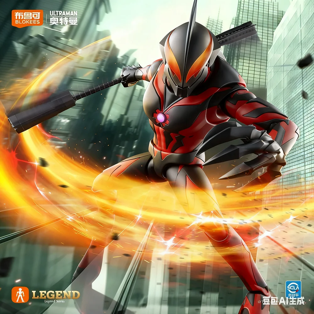 

Blokees Ultraman Belial Action Figure Legend Edition Emperor Belial Model Figures Joint Movable Anime Collect Ornament Toys Gift