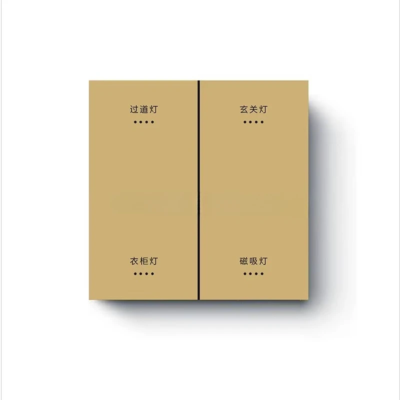 แผงสวิตช์อัจฉริยะ รวมฟังก์ชันเปิด/ปิด สวิตช์โรงแรม ระบบ WiFi วัสดุ ABS สำหรับใช้ในบ้าน