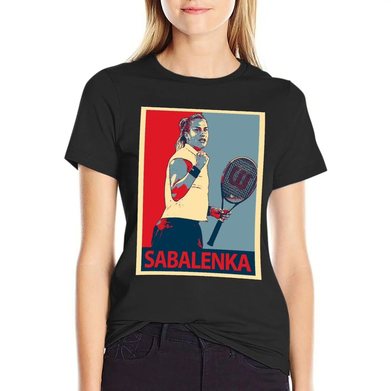 

Aryna Sabalenka T-Shirt tees summer tops cute clothes Summer Women's clothing