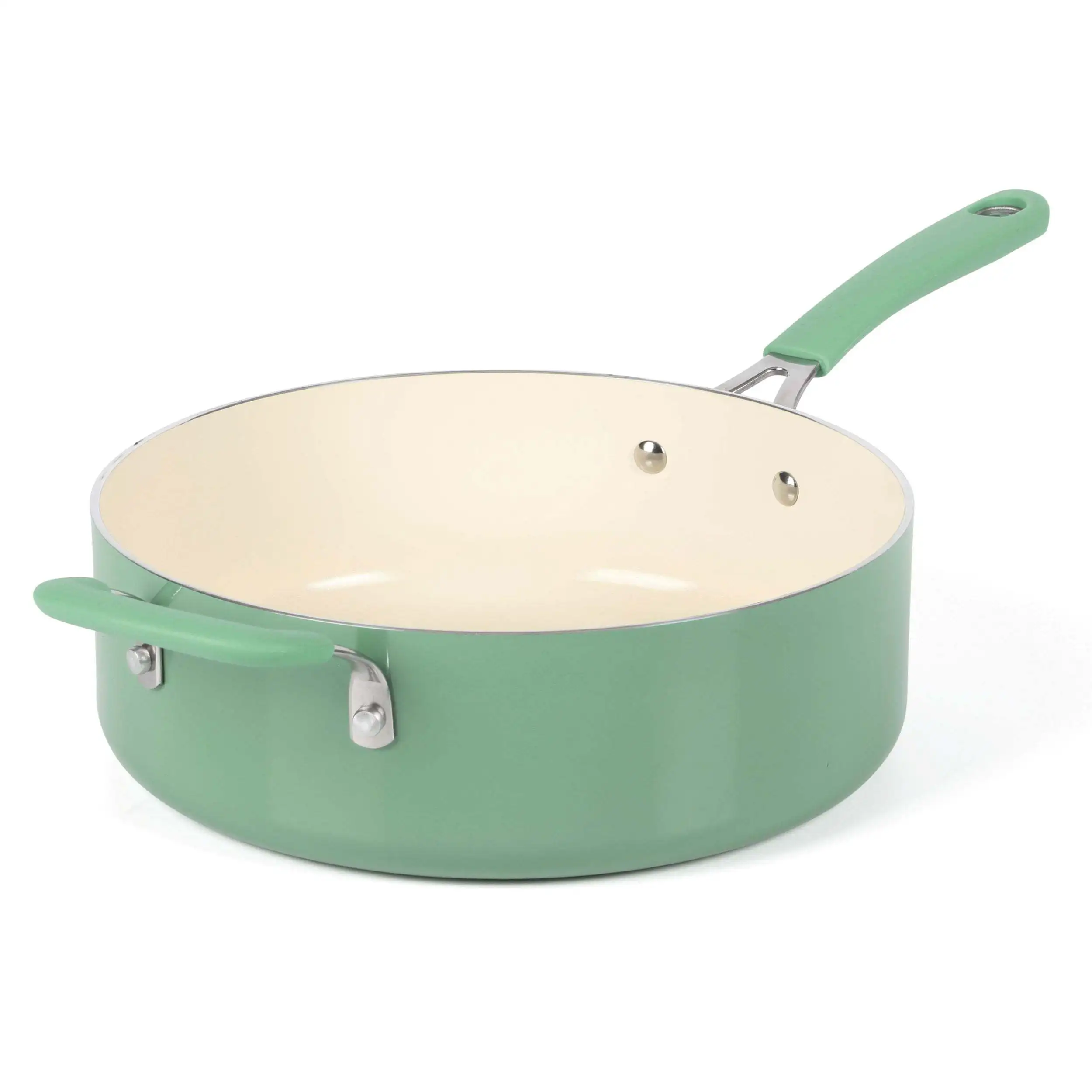 Non Stick 4.5-quart Ceramic Saute Pan with Lid