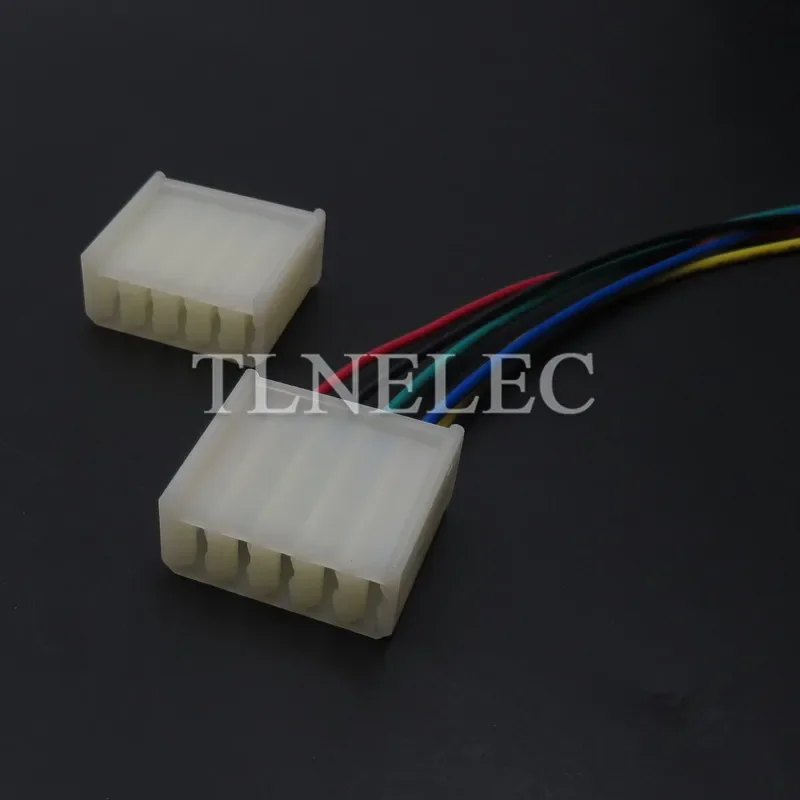 5 Pin Way 6.3mm Big Current Auto Connectors With Wires Car Automotive Window Lift Switch Sockets