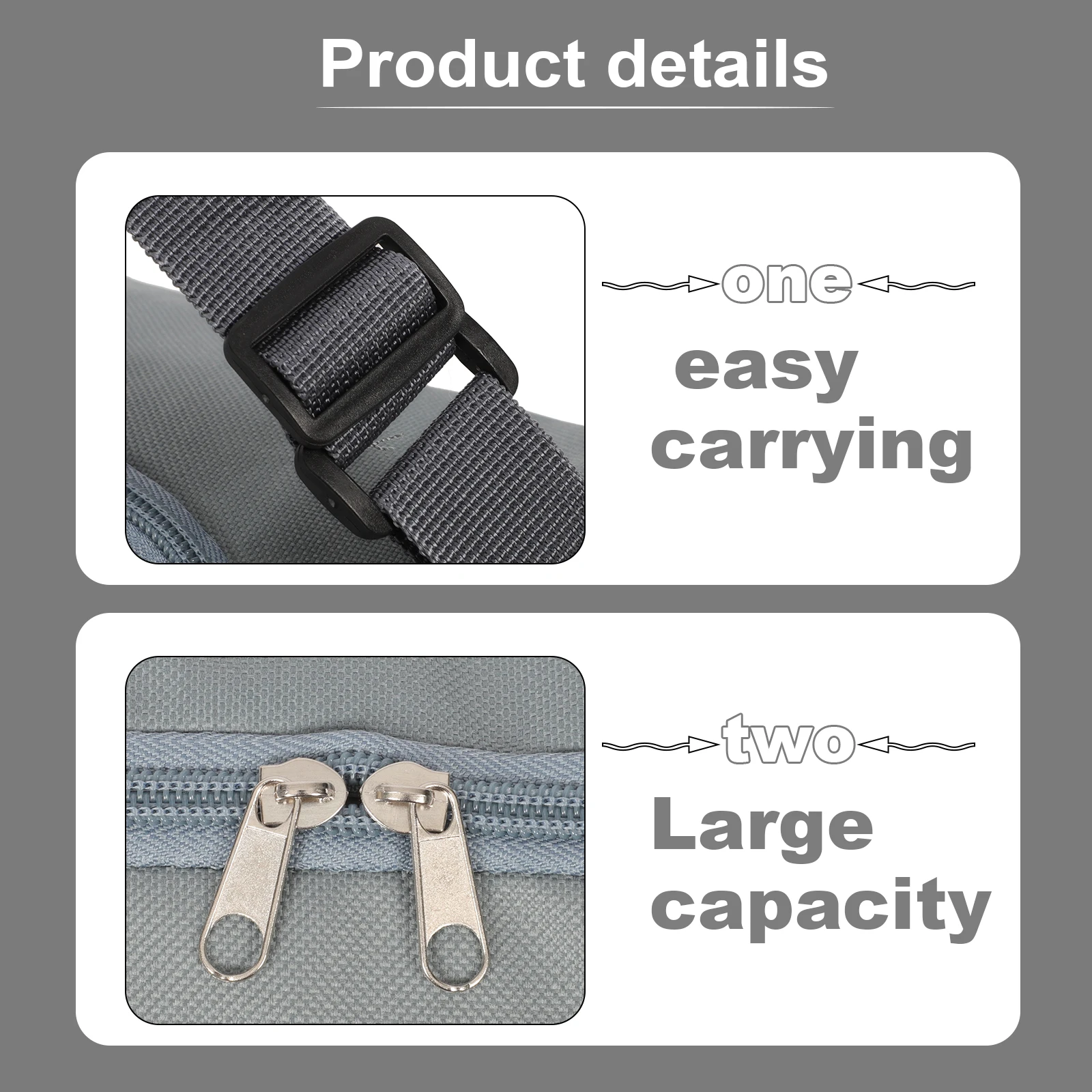 

Светло-серая водонепроницаемая сумка для хранения йоги, большая емкость, регулируемый слинг, органайзер для фитнеса и спортзала на открытом воздухе