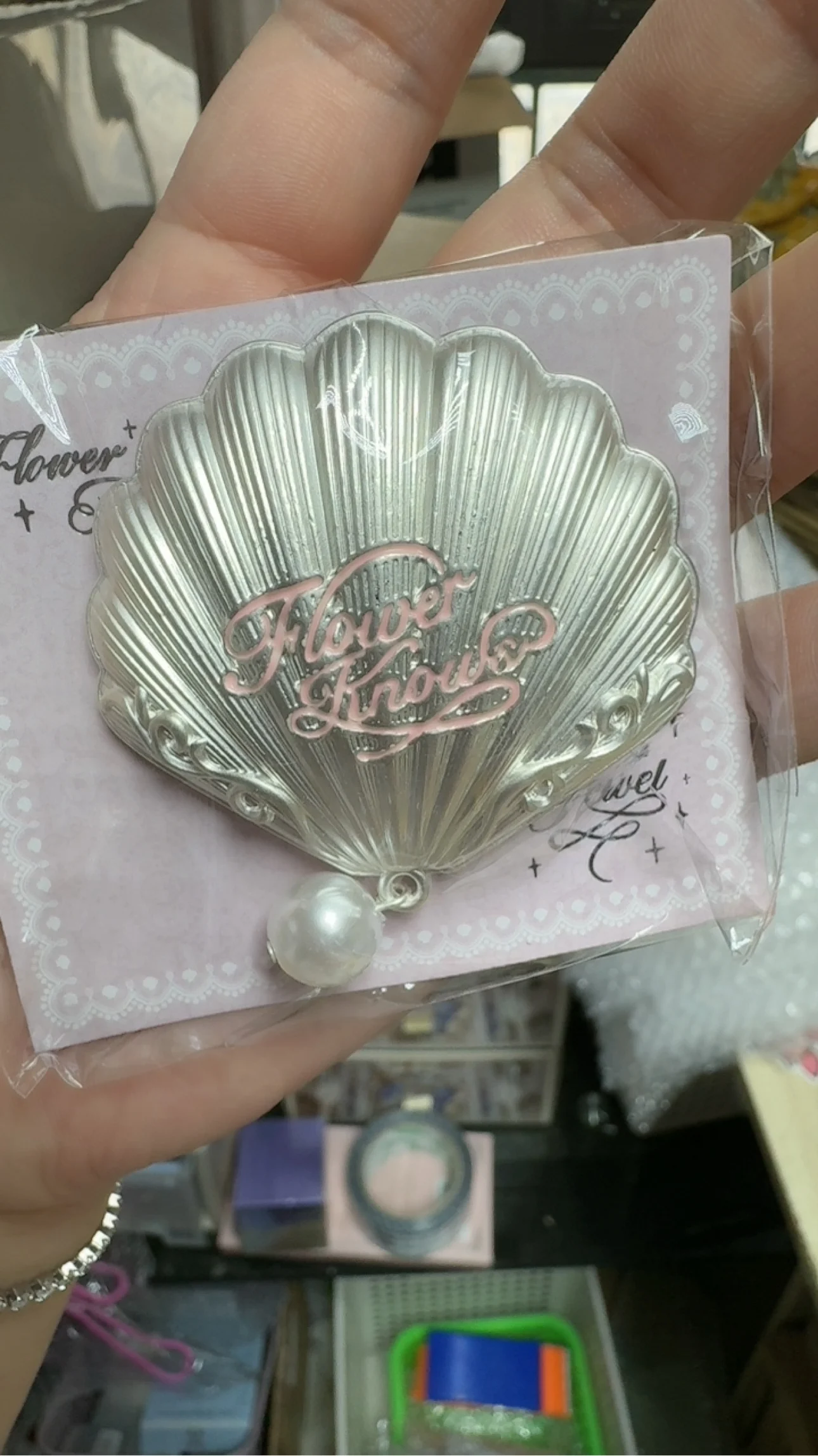 Flower Knows Shell's Jewel Series Hair Clips Shell Starfish Pearl Women Hair Accessories Tool