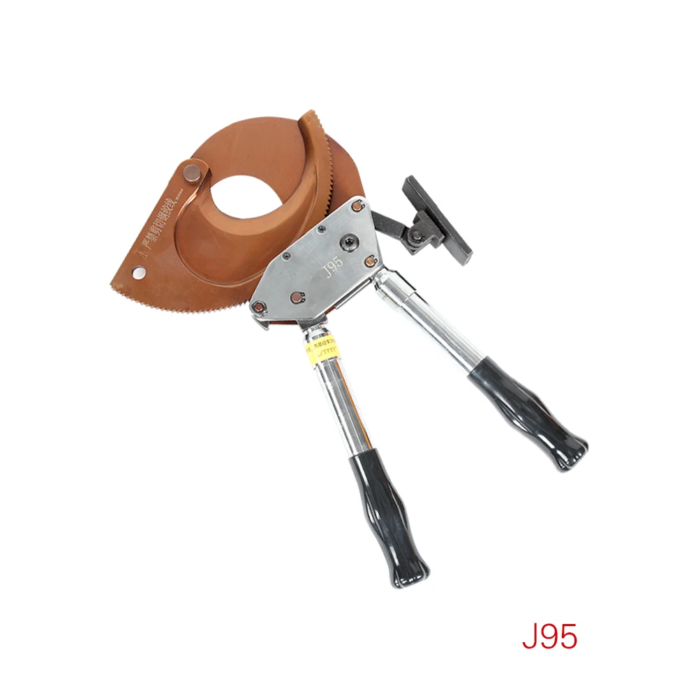 

J95 Manual Cable Cutter Ratchet Insulated CU-AL Wire and Cable Cutter Armored Cable Cutter