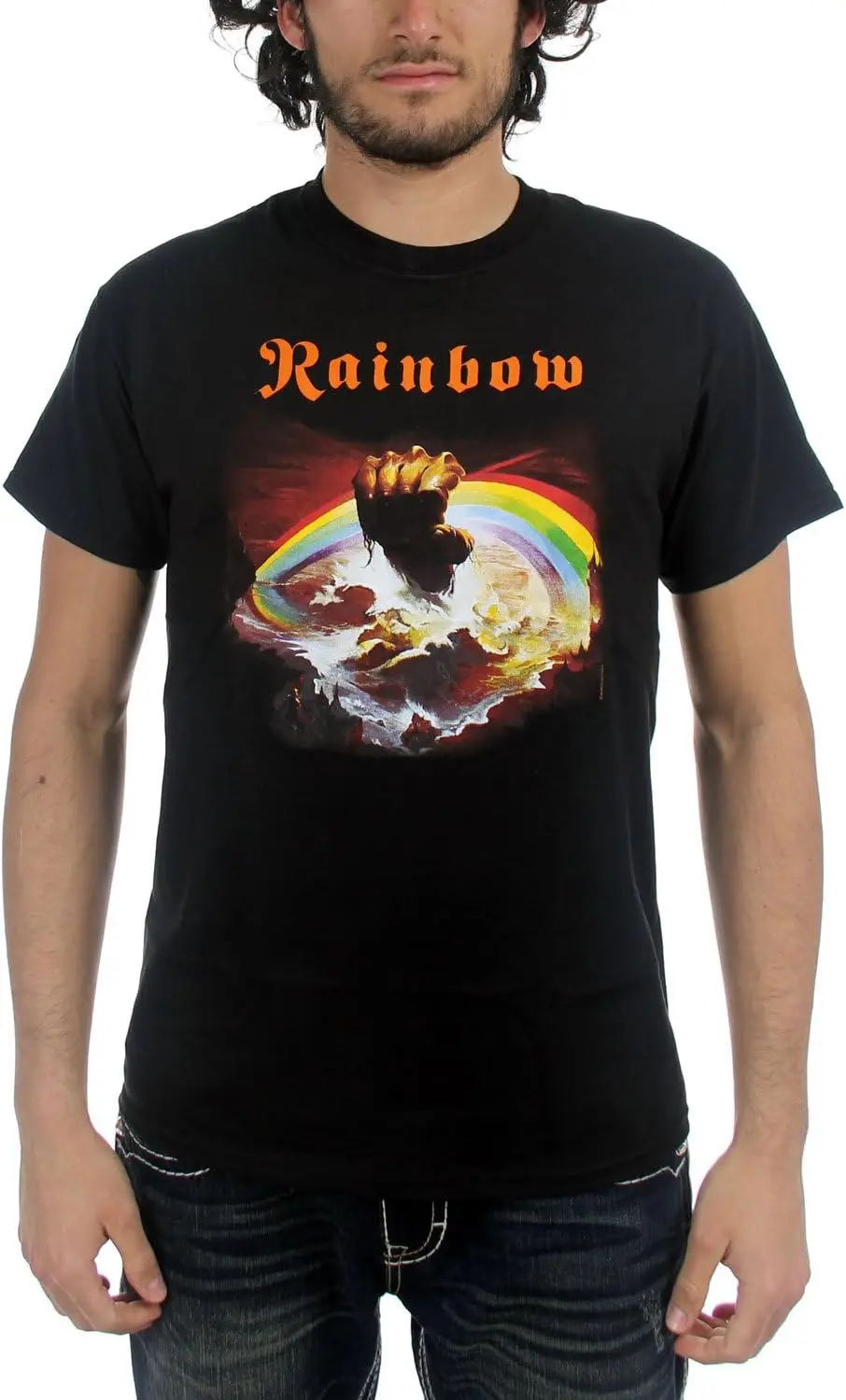 

Rainbow - Mens Rainbow - Rising T-Shirt in Black