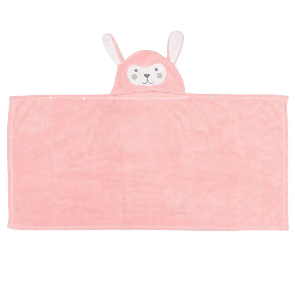 1pcs-kids-hooded-bath-cloak-coral-fleece-superfine-fiber-absorbent-warm-shower-towel-for-children-cartoon-design-pink