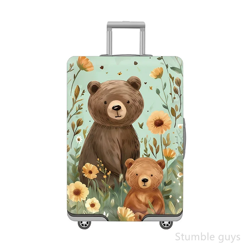 

Прочный моющийся чехол для багажа, высокоэластичный защитный пылезащитный чехол для чемодана, практичный аксессуар для авиаперевозок, 18-32 дюйма