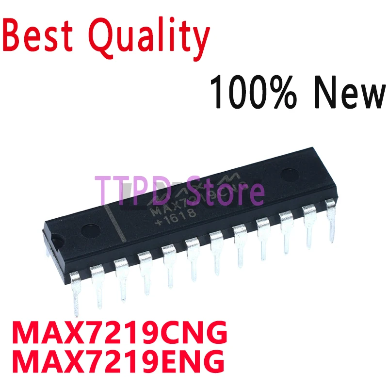 5/PCS New Original MAX7219CNG MAX7219ENG DIP24 Display Driver In Stock