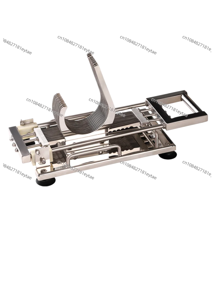 201 Stainless Steel Manual Multifunctional Slicer 5mm Household Bacon, Cucumber and Potato Slicer
