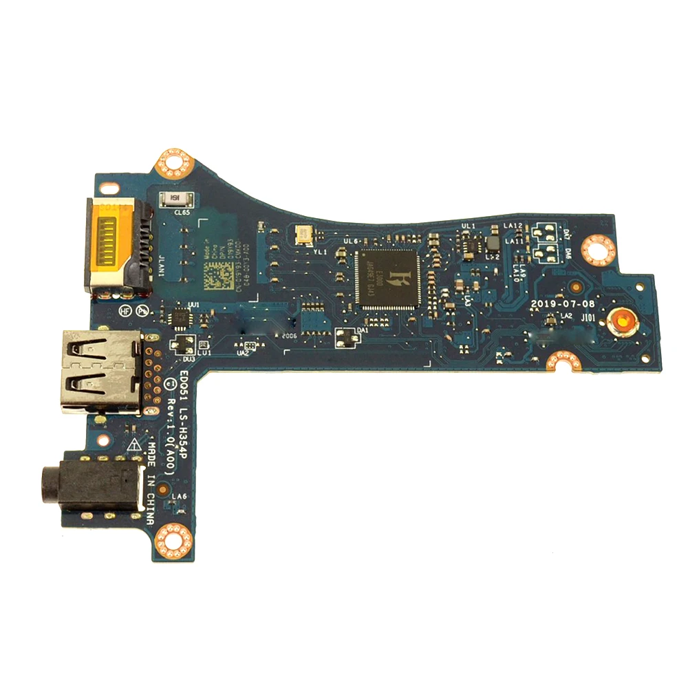 Laptop USB / Audio Ports IO Circuit Board For Alienware M15 R2 019Y93 19Y93 EDQ51 LS-H354P
