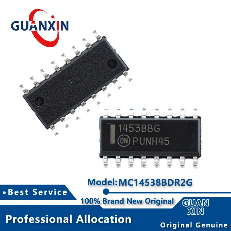 

100% New electronics MC14538BDR2G SOIC-16 Marking 14538BG MC14538