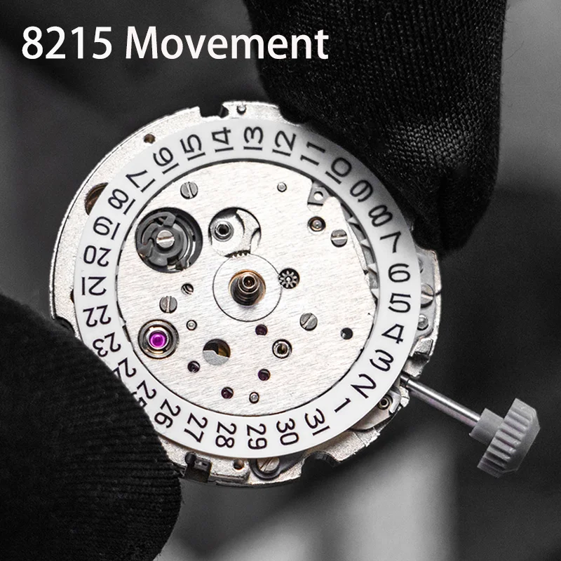 Japan 8215 Movement Automatic Winding Replace Mechanism 21 Jewels High-precision Tool Parts Date At 3.0 6.0 O'clock Mechanism