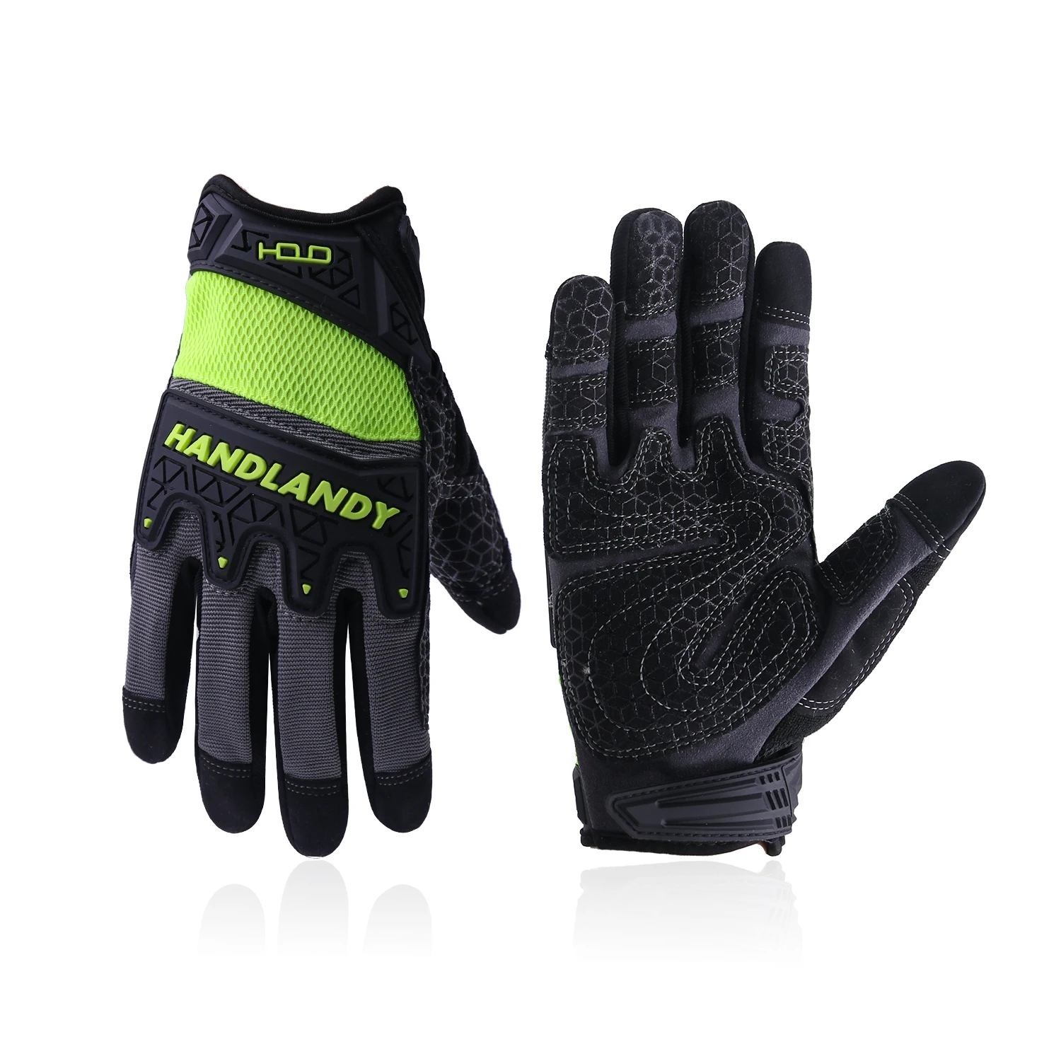 HANDLANDY anti-impact anti-abrasion Anti-slip construction machinery safety high quality gloves working