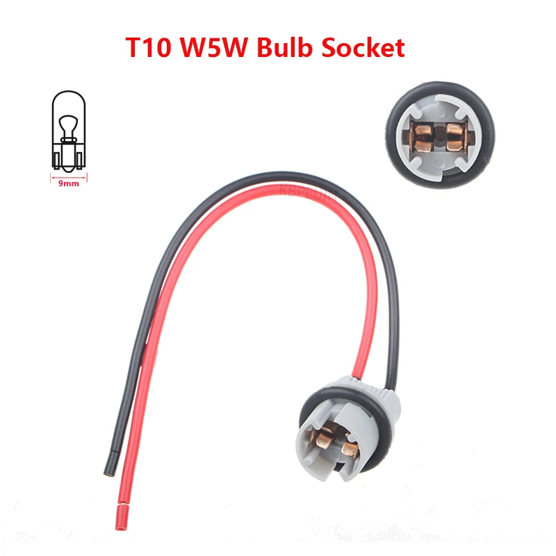 For Chevrolet IVECO MAXUS Car License Plate Lights Bulb Holder Socket Wiring Connector Accessories 2Pcs