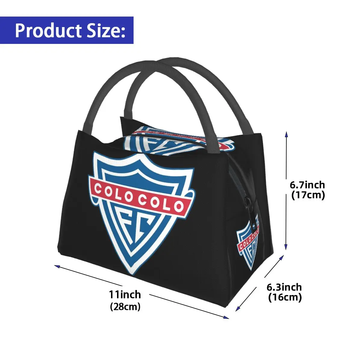 CSD COLO COLO Insulated Lunch Bag for School Picnic Storage Food Boxes Portable Container Cooler Thermal Lunch Box Tote