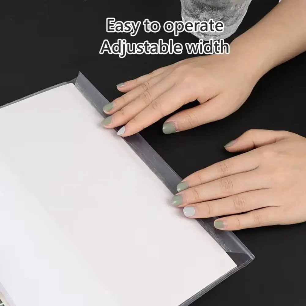 10 Teile/satz Multifunktionale A4/A5/16K Buch Wrapper Abdeckung Wasserdichte Transparente Buch Schutzhüllen Buch Hülse schule Liefert