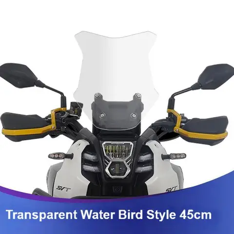 Для QJMOTOR SVT 650 SVT 650X: Модифицированное ветровое стекло, увеличенное ветровое стекло, ветровик для скутера, дефлекторы ветра