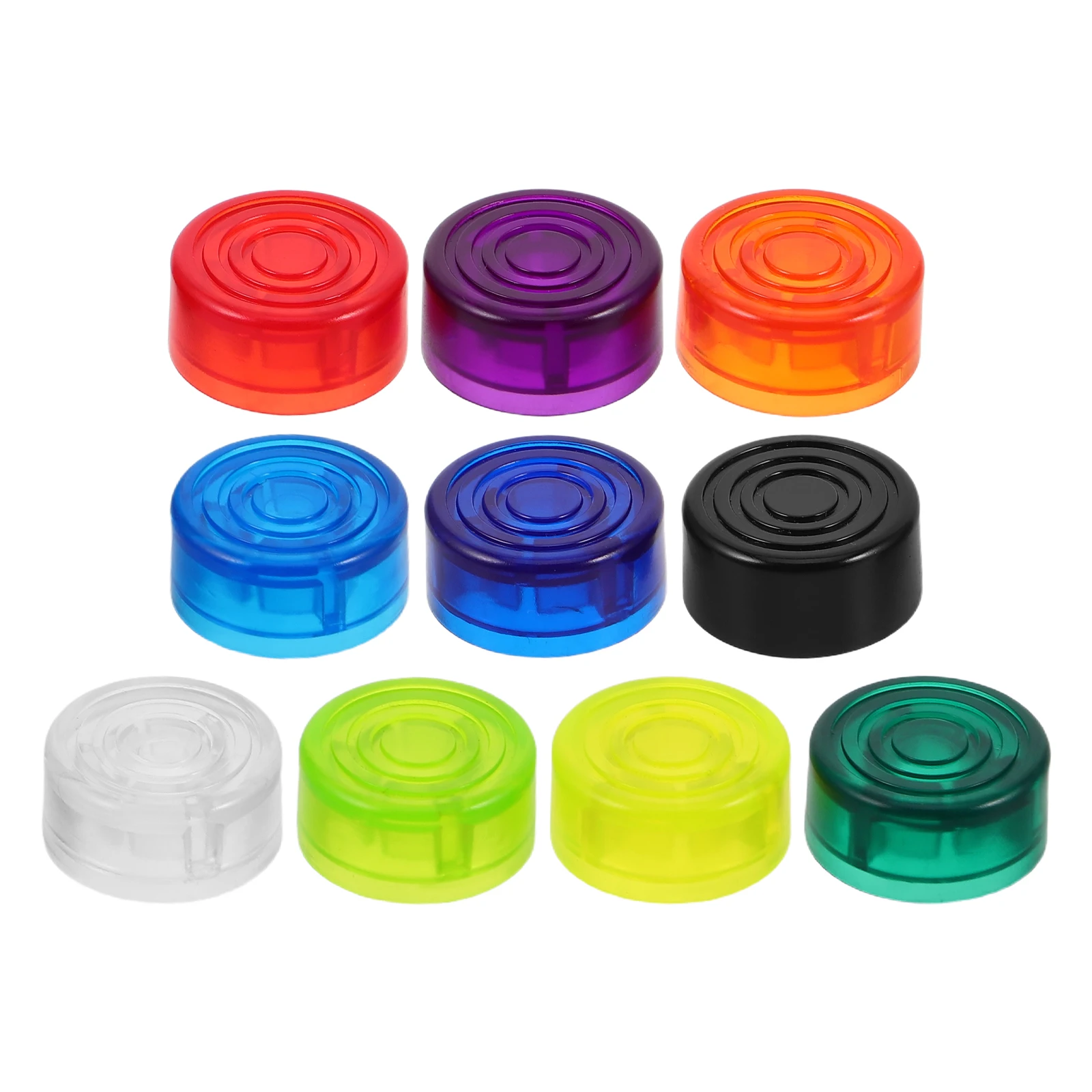 

10pcs Effect Pedal Footswitch Cap Compact Durable Plastic Protector Compatible With Electric Guitar Piano Pedals Longlasting Use