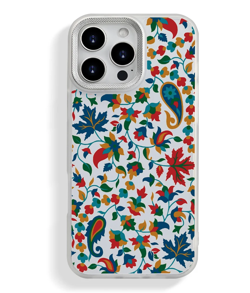 페인팅 꽃무늬 아이폰 16 15 14 13 Pro 12 11 Max Plus 16Pro TPU 베젤 폰 케이스, 도금 하드 15Pro 커버