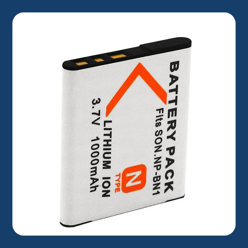 4 ชิ้น/5 ชิ้น 1000mAh NP-BN1 แบตเตอรี่สำหรับกล้องโซนี่เปลี่ยนแบตเตอรี่ Li-Ion สำหรับ NP-BN/TX66/W570/W350/TX300/WX220