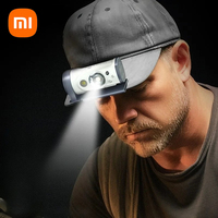 Xiaomi Mini LED Sensor Hat Clip Lamp Waterproof Head Light Rechargeable Portable Fishing Searching Outdoor Head Flashlight Tools