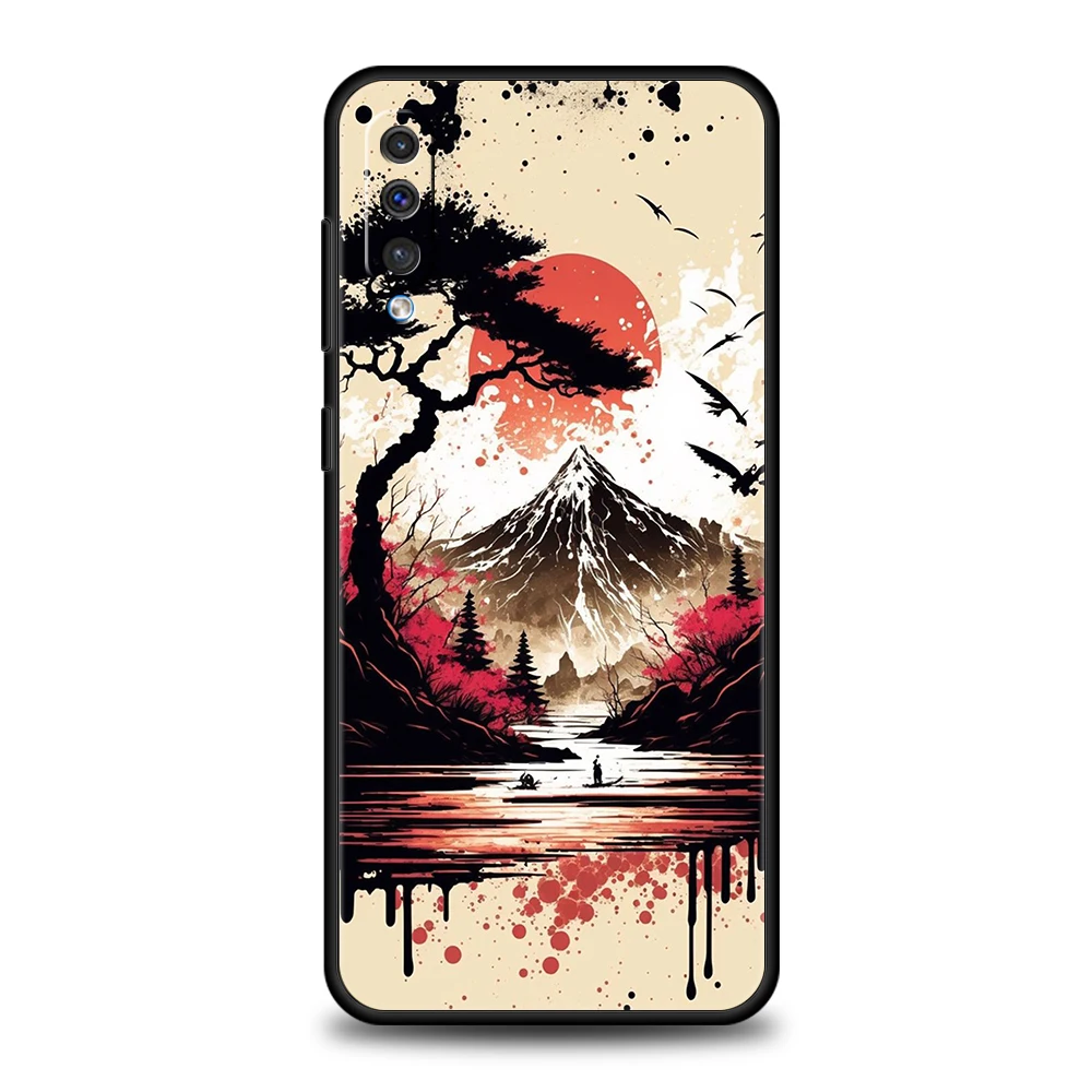 Landscape Scenery Phone Case for Samsung Galaxy A24 A13 A53 A73 A33 A22 A12 A02 A03 A05 A70 A50 A10 A20 5G Silicone Cover Shell