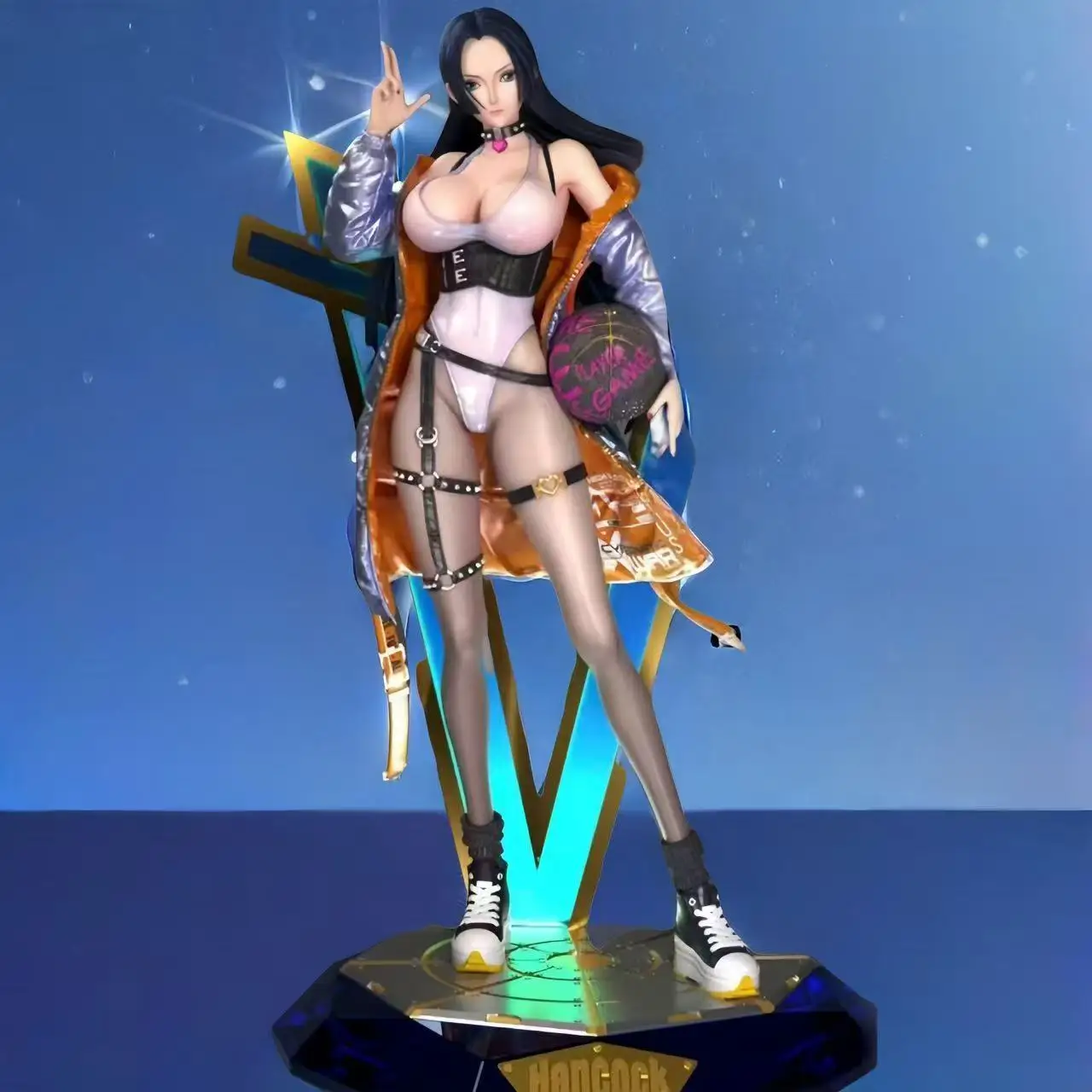 

One Piece Anime Figures 30cm Basketball Sportswear Boa Hancock Action Figurine Pvc Statue Model Doll Toy Desk Decora Gifts