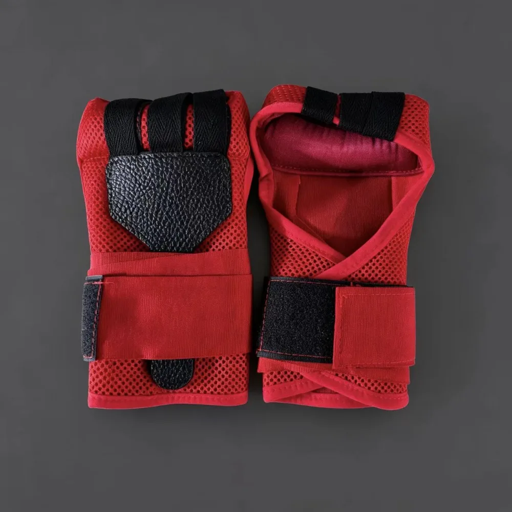 

Snug Fit Polyester Boxing Gloves Adjust Strap Shock Absorb Fight Hand Wrap Breath Liner Wrist Support Sparring Mitt Sanda