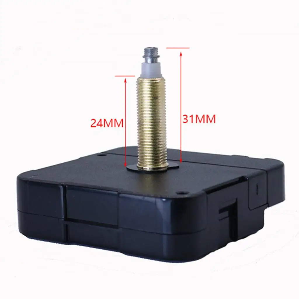 Quartz Wall Clock Mechanism ABS Shell Long Spindle Kit for Movement Clock Repair Craft Three-dimensional Embroidery