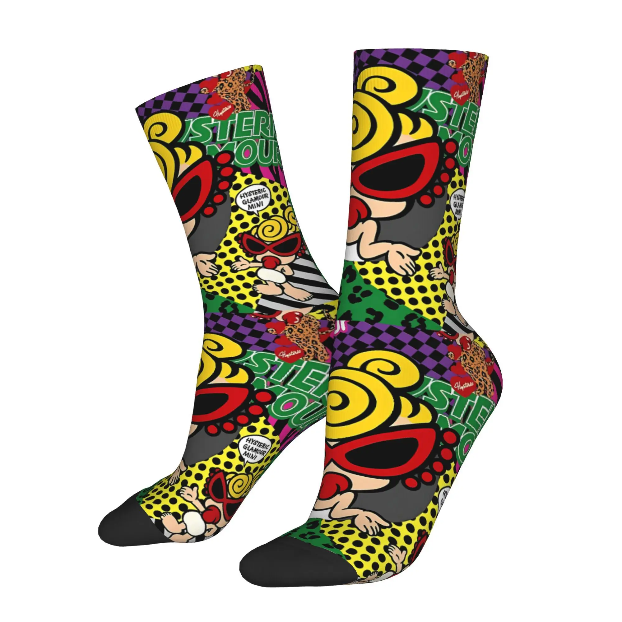 

Cartoon HYSMINI Socks Male Mens Women Winter Stockings Printed