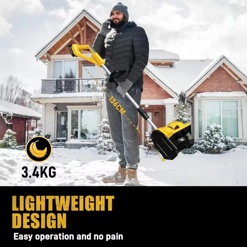 Pelle à neige électrique sans fil 21V, Mini Machine industrielle de souffleuse à neige sans fil pour bricolage