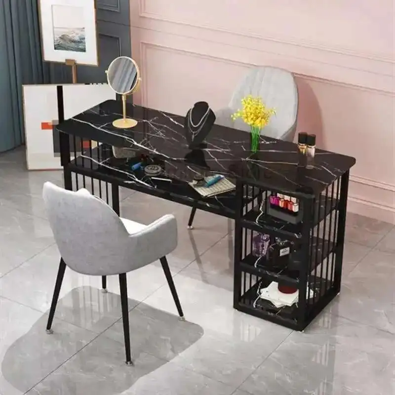 

Cleaner Professional Manicure Table Luxury Makeup Dressing Nail Manicure Table Beauty Schmincktisch Nails Salon Furniture