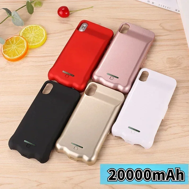 20000mAh Power Bank Case for IPhone 6 6s 7 8 Plus X XS Max XR Battery Charger Case for IPhone 11 Pro Max Powerbank Charging Case