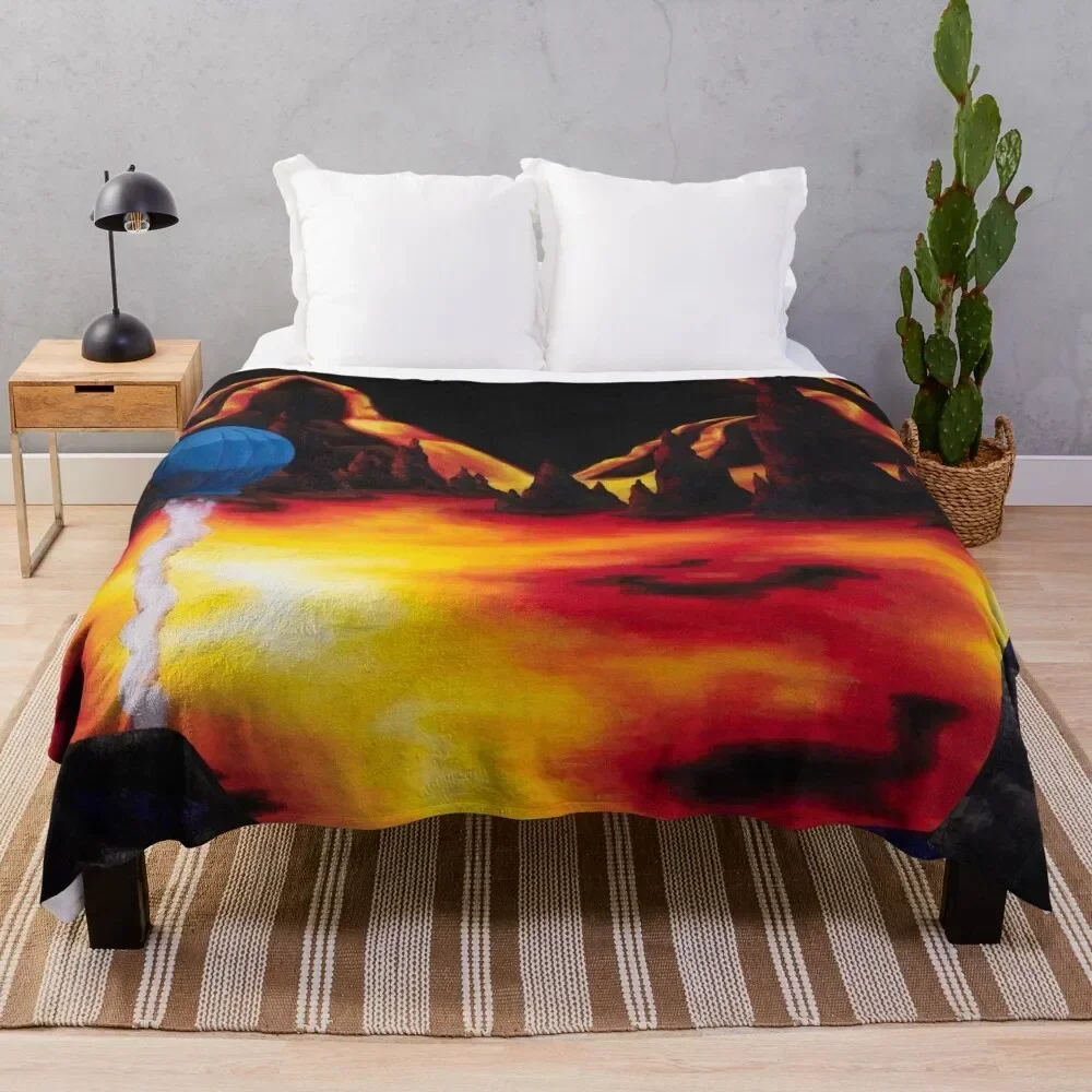 

Red Hot Ride Throw Blanket Fluffy Cozy Throw Blanket for Home Decor