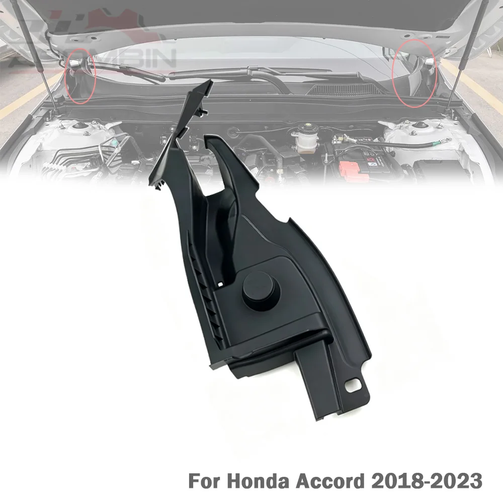 Car Cowl Side Windshield Wiper Side Trim Cover Front Windshield Wrap Corner Trim For 10th Genetation Honda Accord 2018-2023