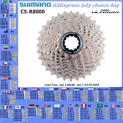 Shimano Ultegra R8000 105 R7000 11 Speed Road Bike Bicycle Cassette CS-R8000 11-25t 11-28t 11-30t 11-32t 11-34t 12-25t K7