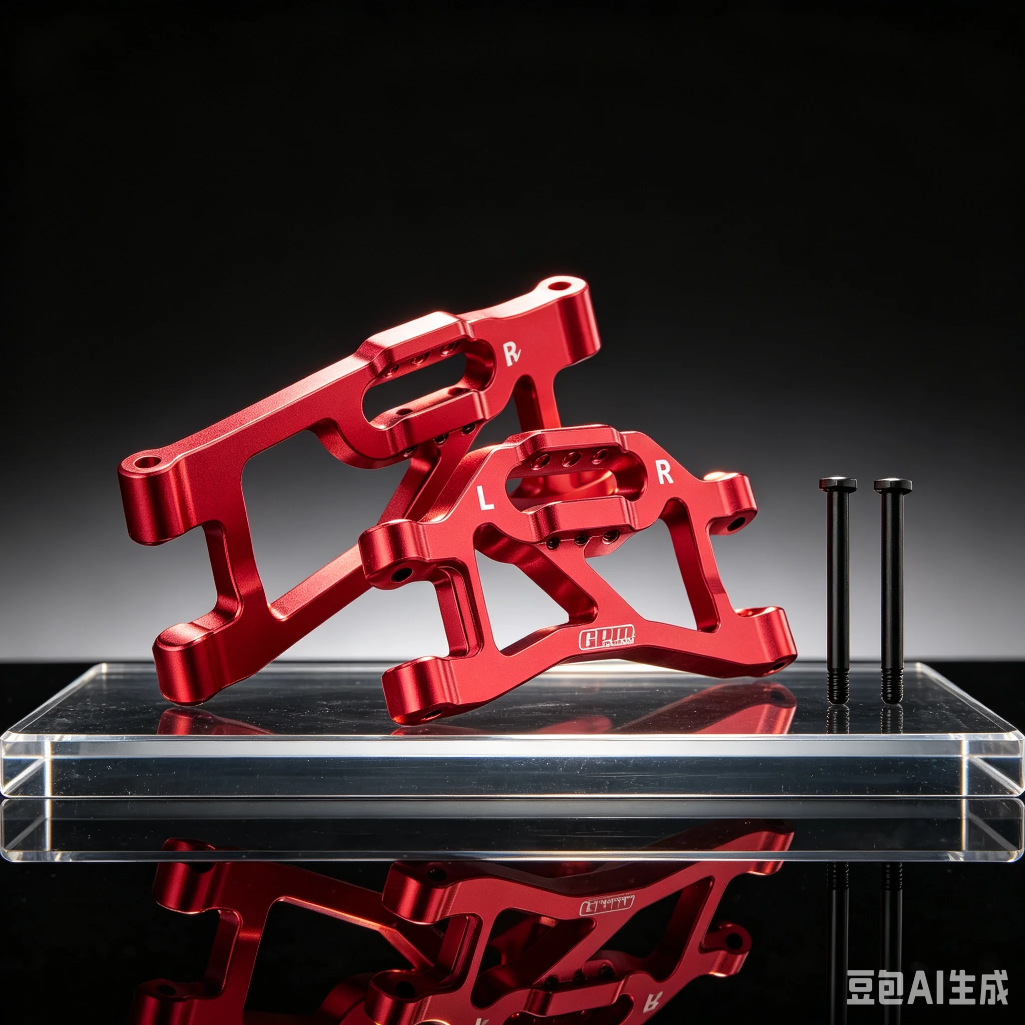 GPM 7075 Alloy Rear Lower Suspension Arms For TRAXXAS Mini Maxx 107154-1