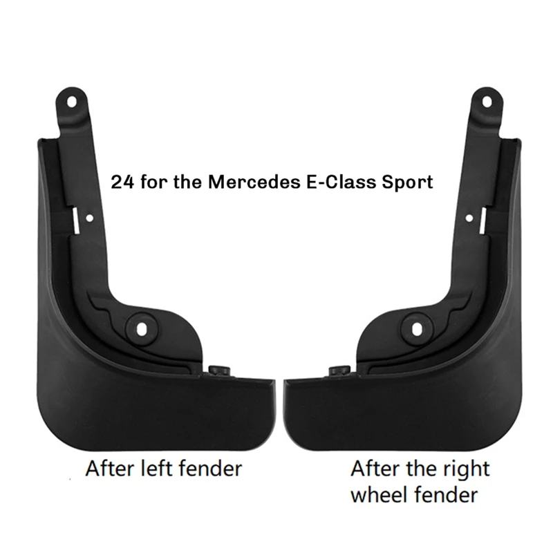 Car Mudguards For Mercedes-Benz E-Class Sport 2024 Front Rear Mud Flaps Guards Splash Fender Car Exterior Parts