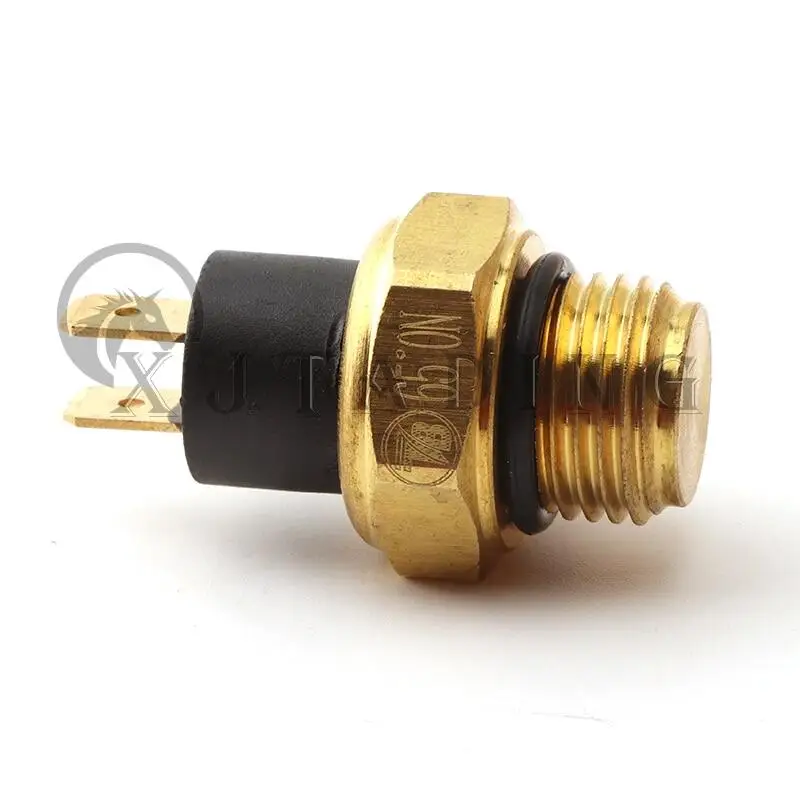 65/75/80 Degree Motorcycle Electric Radiator Coolant Fan Water Temperature Thermostat Switch Temp Sensor M16 for 200 250 400 450