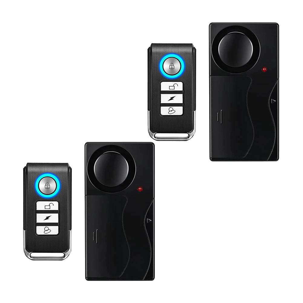 

Anti-Theft Alarm Bike/Motorcycle Security Alarm, Door and Window Alarm, Wireless Vibration Alarm with Remote