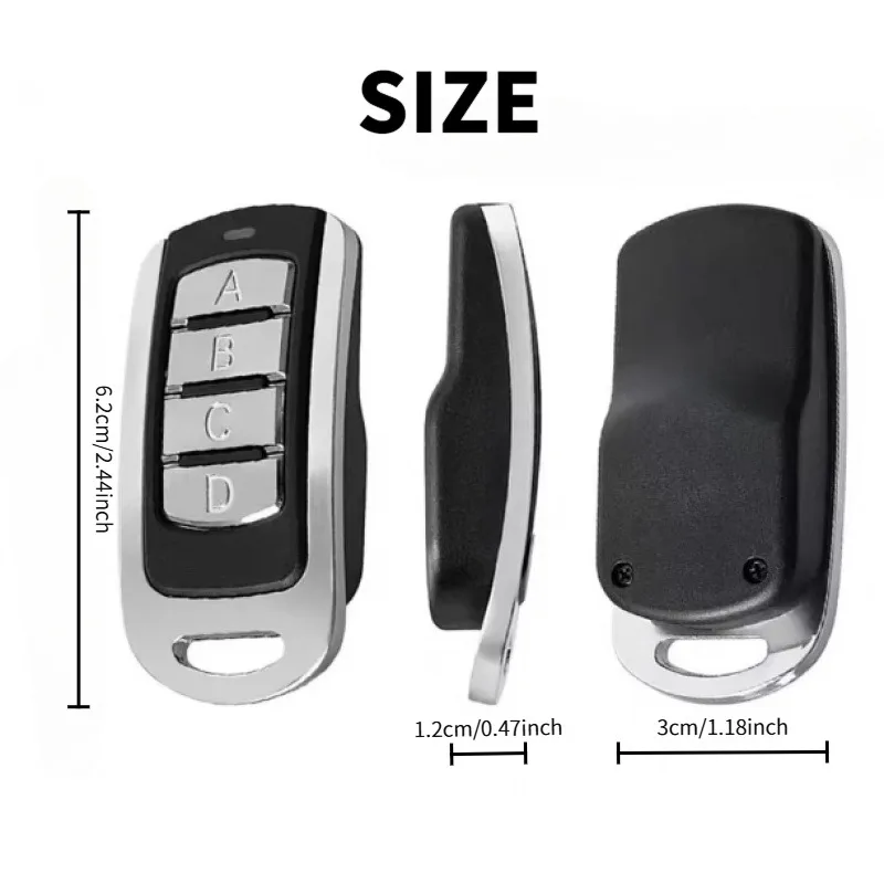 Trasmettitore fotocopiatrice multifrequenza chiave porta garage 280-868 MHz Rolling Code Replicatore remoto 4 in 1 universale